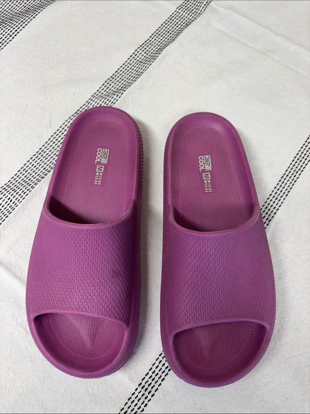 32 Degrees Purple Foam Slide Sandals